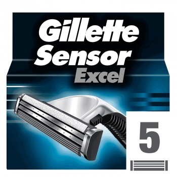 Recambio Sensor Excel Gillette 5 ud.