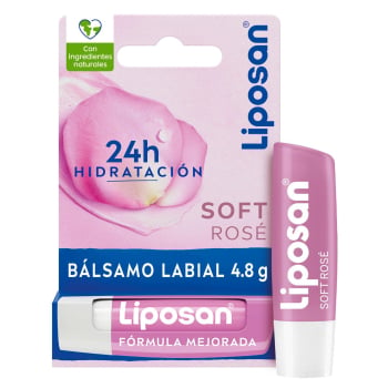 Bálsamo labial Soft Rosé Liposan 4,8 g.