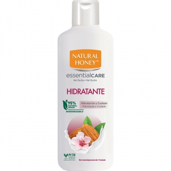 Gel de ducha hidratante Essential Care Natural Honey 675 ml.