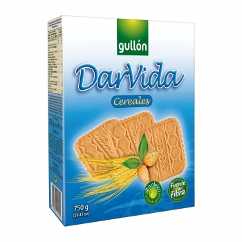 Galletas de cereales DarVida Gullón 750 g.
