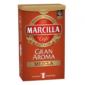Café molido mezcla Gran Aroma Marcilla 250 g.