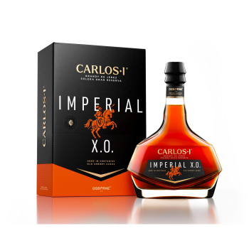 Brandy de Jerez Carlos I Imperial X.O. solera gran reserva 70 cl.
