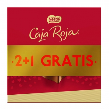 Bombones surtidos de chocolate Nestlé Caja Roja pack de 2 unidades de 100 g.