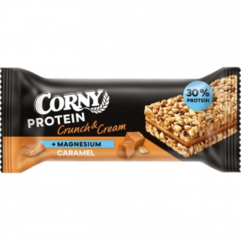 Barrita de cereales con crema de caramelo y magnesio Protein Corny 35 g.