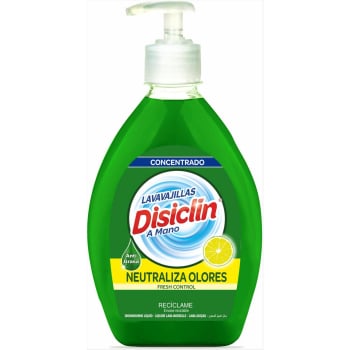 Lavavajillas a mano concentrado vinagre manzana Disiclin 600 ml.