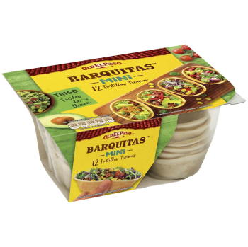 Mini barquitas mexicanas Old El Paso 12 ud.