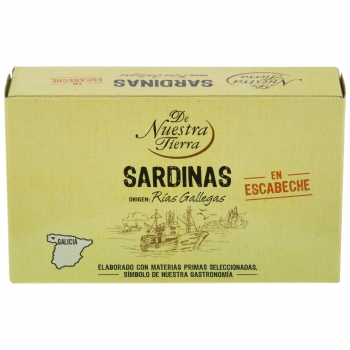 Sardinas en escabeche De Nuestra Tierra 80 g.
