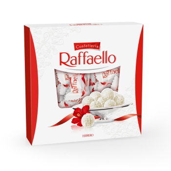 Bombones crujientes de coco y almendra Ferrero Rafaello estuche 26 ud.