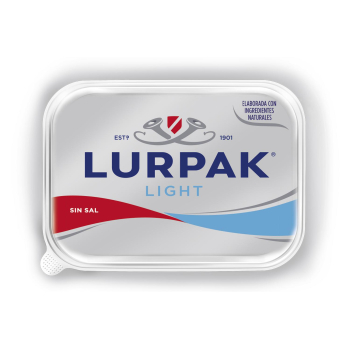 Fácil de untar light sin sal Lurpak 225 g.