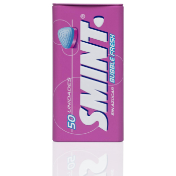 Caramelos bubble fresh Smint sin gluten y sin azúcar 35 g.