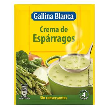 Crema de espárragos Gallina Blanca 70 g.
