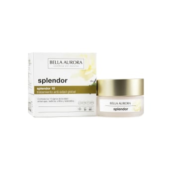 Crema facial de día tratamiento anti-edad global 50+ Splendor10 Bella Aurora 30 ml.