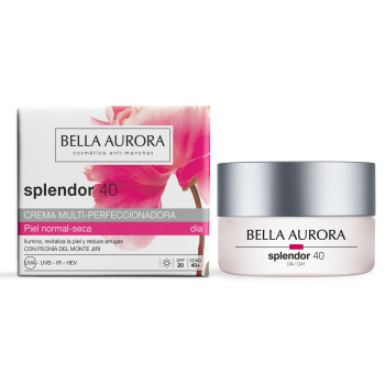 Crema facial de día tratamiento multi-perfeccionador 40+ piel normal-seca Bella Aurora 30 ml.