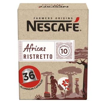 Café Áfricas en cápsulas Nescafé Farmers Origins compatible con Nespresso 36 ud.