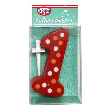 Vela número 1 Dr. Oetker 1 ud.