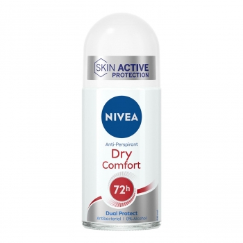 Desodorante roll-on anti-transpirante Dry Comfort Nivea 50 ml.