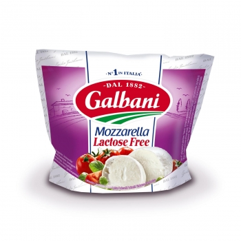 Queso mozzarella Galbani sin lactosa 100 g.