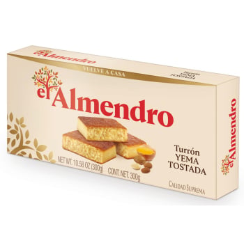 Turrón de yema tostada El Almendro 250 g.