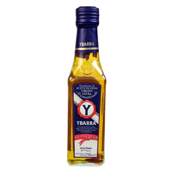 Aceite de oliva virgen extra aromatizado con guindilla Ybarra 250 ml.