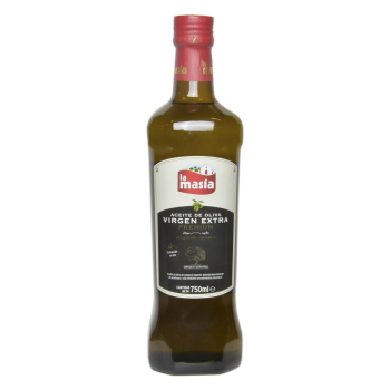Aceite de oliva virgen extra premium La Masía 750 ml.