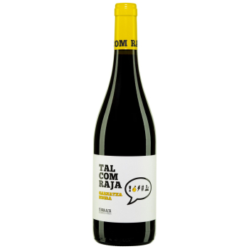 Vino tinto joven garnacha negra Tal Com Raja D.O. Terra Alta 75 cl.
