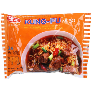 Fideos chinos con sabor a ternera Kung Fu 85 g.