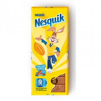 Chocolate con leche con relleno cremoso Nestlé Nesquik 100 g.