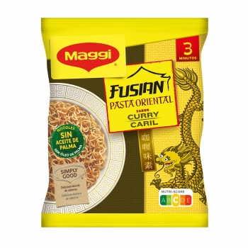 Pasta oriental noodles sabor curry Fussian Maggi 71 g.