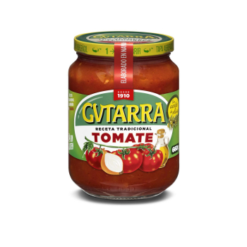 Tomate frito receta tradicional Gvtarra sin gluten tarro 660 g.