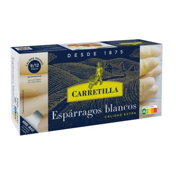 Espárragos blancos extra 9/14 Carretilla 250 g.