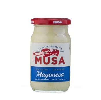 Mayonesa sin azúcares Musa sin gluten tarro 225 ml