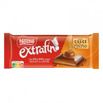 Chocolate con relleno de dulce de leche Nestlé Extrafino 83 g.