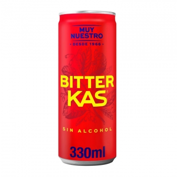 Bitter Kas sin alcohol lata 33 cl.