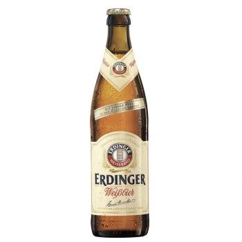 Cerveza Erdinger Weissbier alemana de trigo botella 50 cl