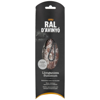 Longaniza curada Ral d'Avinyó sin gluten y sin lactosa pieza de 275 g
