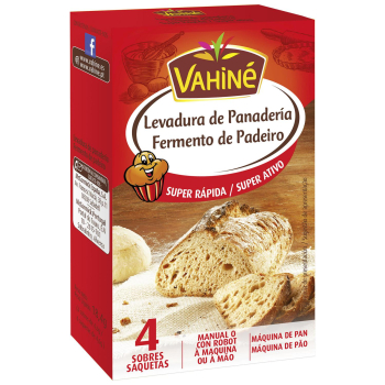 Levadura de panadería Vahiné 18 g.