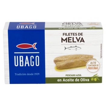 Filetes de melva en aceite de oliva Ubago 85 g.