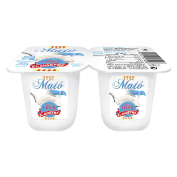 Queso fresco natural Mató El Nostre pack de 2 unidades de 100 g. 2 x 100 g