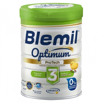 Preparado lácteo de crecimiento desde 1 año en polvo Blemil 3 Optimum ProTech lata 800 g.