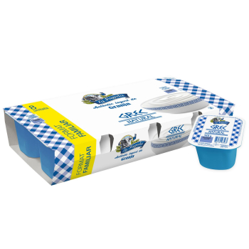 Yogur natural estilo griego La Fageda sin gluten pack de 8 unidades de 125 g. 8 x 125 g