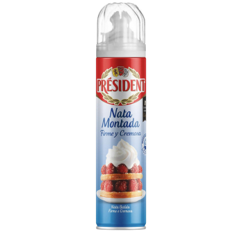 Nata montada Président 250 g.