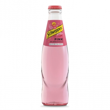 Tónica Schweppes pink botella 20 cl.