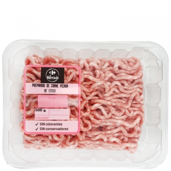 Preparado de carne picada de cerdo Carrefour 500 g