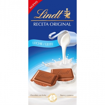 Chocolate con leche receta original Lindt 125 g.