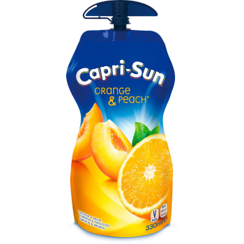 Bebida de fruta naranja y melocotón Capri Sun 33 cl.