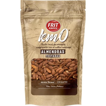 Almendras tostadas Km0 Frit Ravich sin gluten doy pack 130 g.