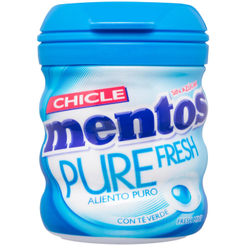 Chicles con té verde Pure Fresh Mentos 60 g.
