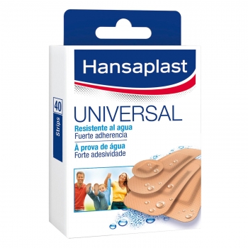 Apósitos Universal Surtido 4 tamaños Hansaplast 40 ud.