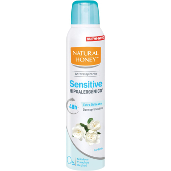Desodorante en spray sensitive Natural Honey 200 ml.