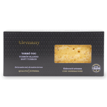 Turrón blando granulado premium Alemany sin gluten 250 g.